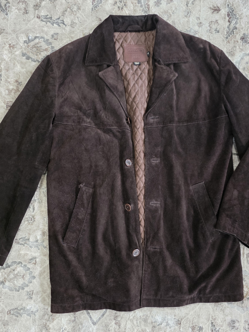 Coach garments made in Korea belong to the coveted vintage collections of the 80
